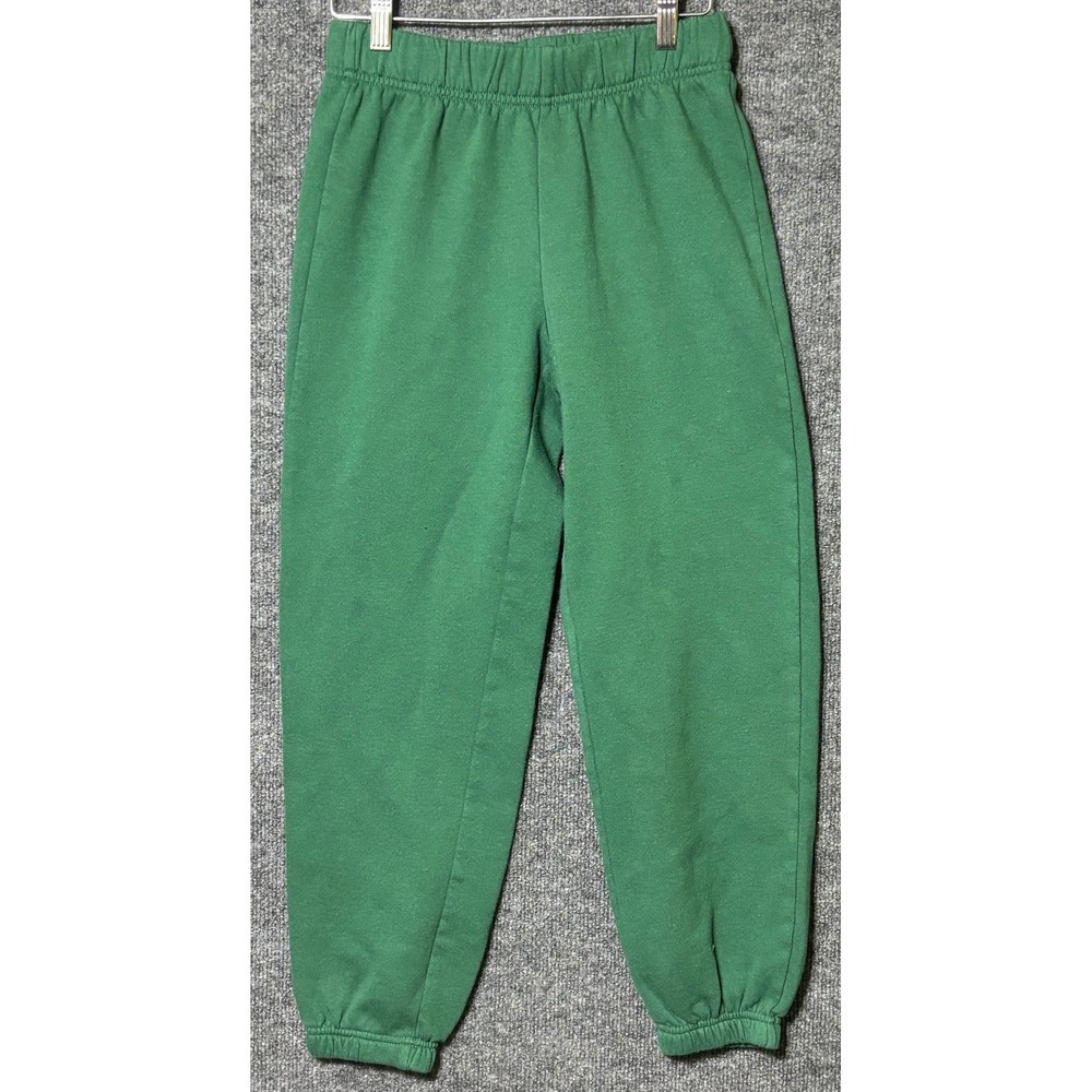 Lazypants Fleece Joggers Sweatpants‎ Womens XS Elastic Waist Green